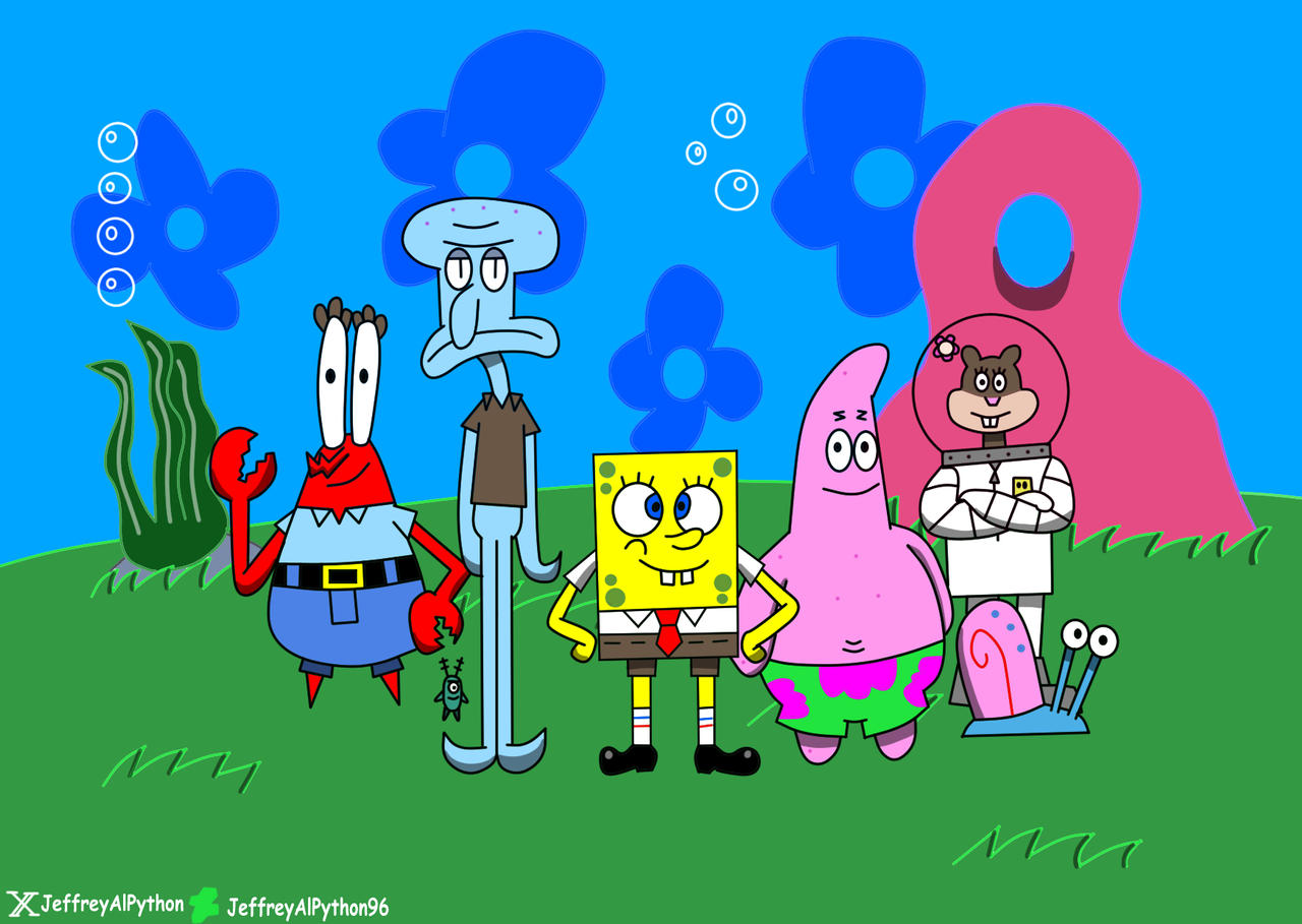 Spongebob and friends by JeffreyAlPython96 on DeviantArt