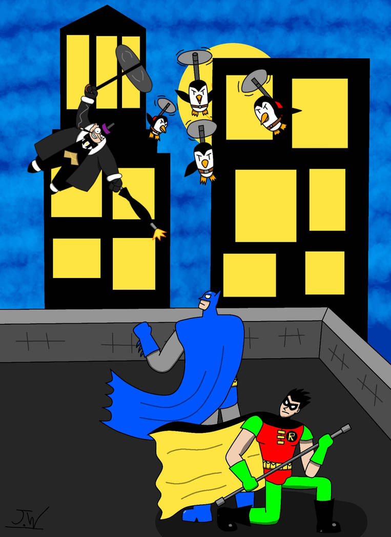 Batman and Robin vs The Penguin by JeffreyAlPython96 on DeviantArt