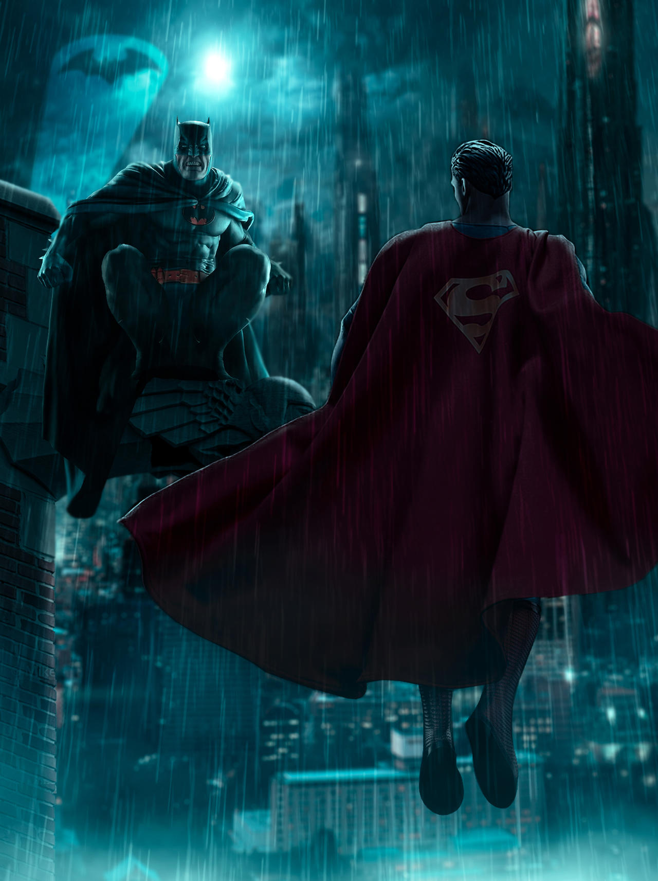 Batman vs Superman by HarbingerDesigns on DeviantArt