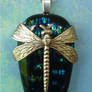 Dragonfly on Dichroic Fused Gl