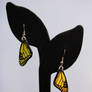 YellowGlass Butterfly Earring