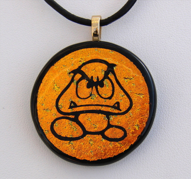 Fused Glass Goomba