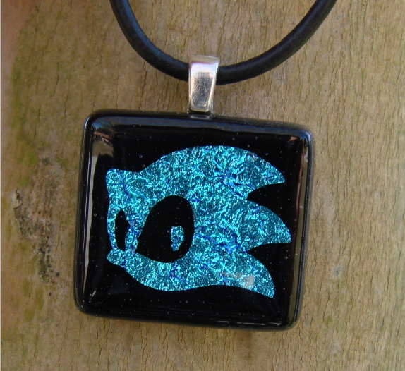 Sonic Fused Glass Pendant