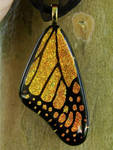 Yellow Gold Glass Wing by FusedElegance