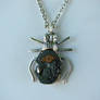 Steampunk Beetle Necklace