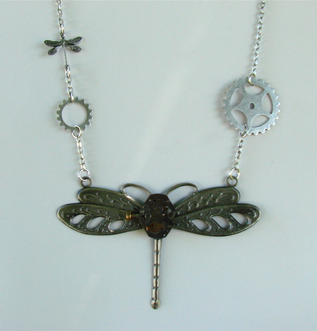 Steampunk Clockwork Dragonfly