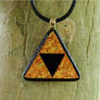 Large Triforce Fused Glass