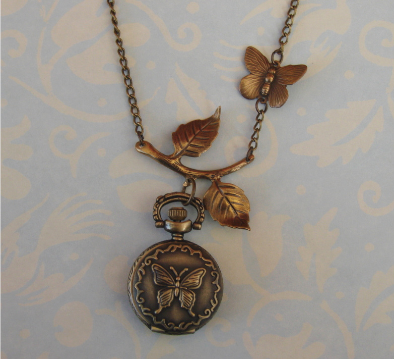 Secret Garden Watch Necklace