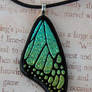 Yellow Green Mix Glass Wing