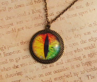 Rainbow Dragon Eye Necklace