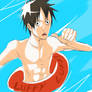 OP: Swimming Luffy