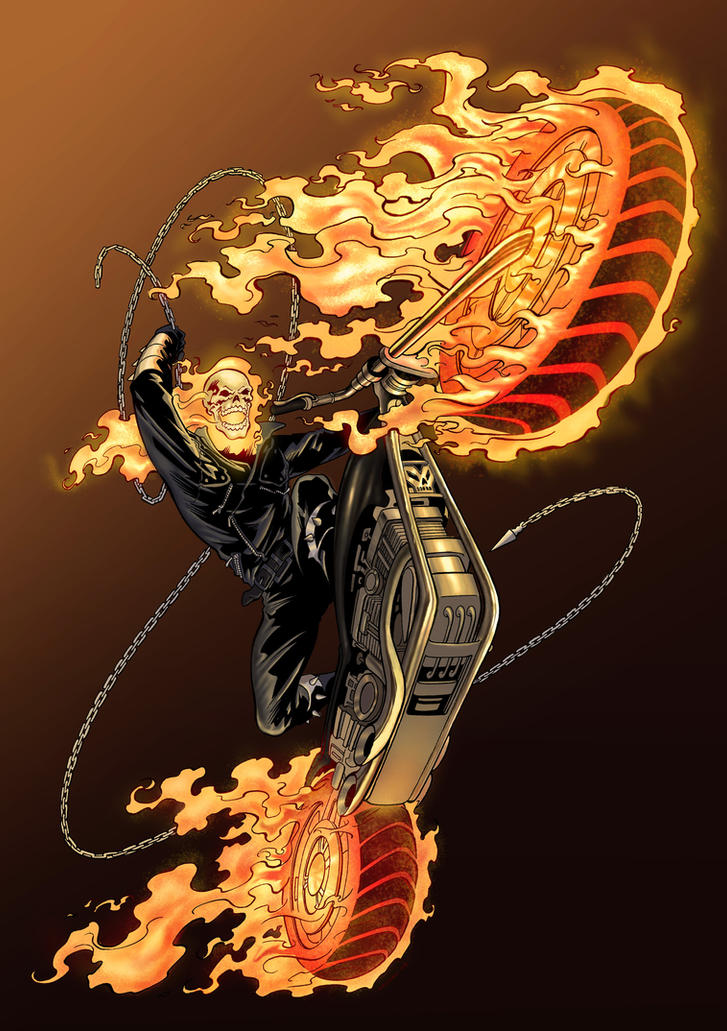 Ghost Rider colors by Fatboy73 on DeviantArt