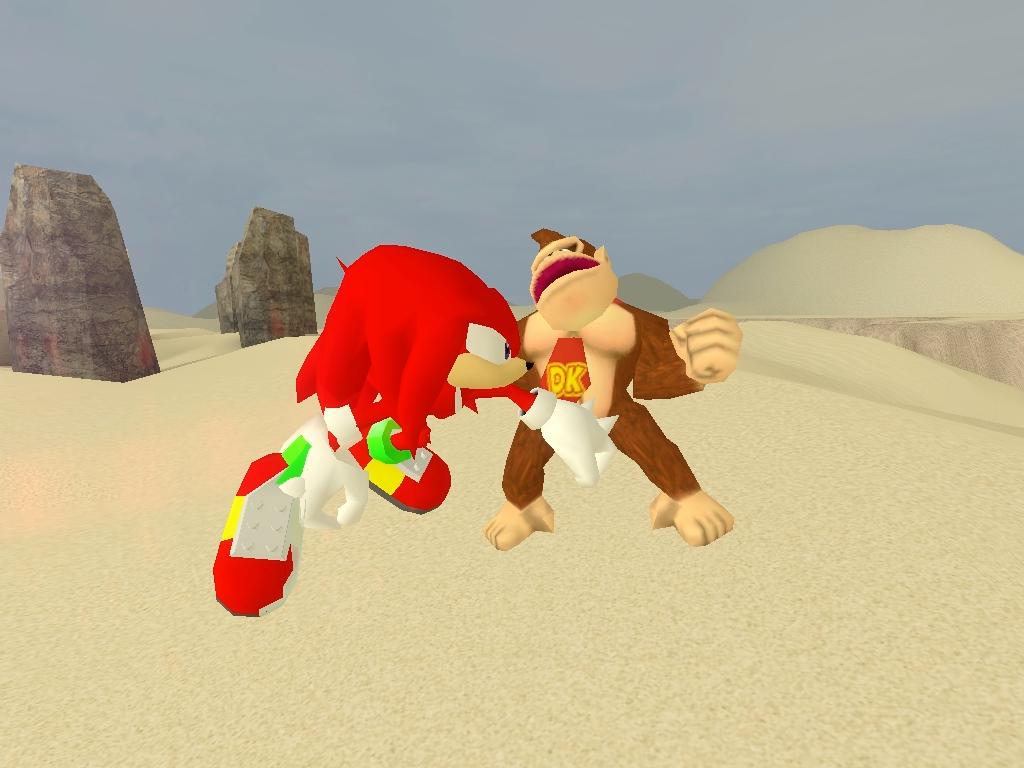 Donkey Kong vs Knuckles (Universal. download. 