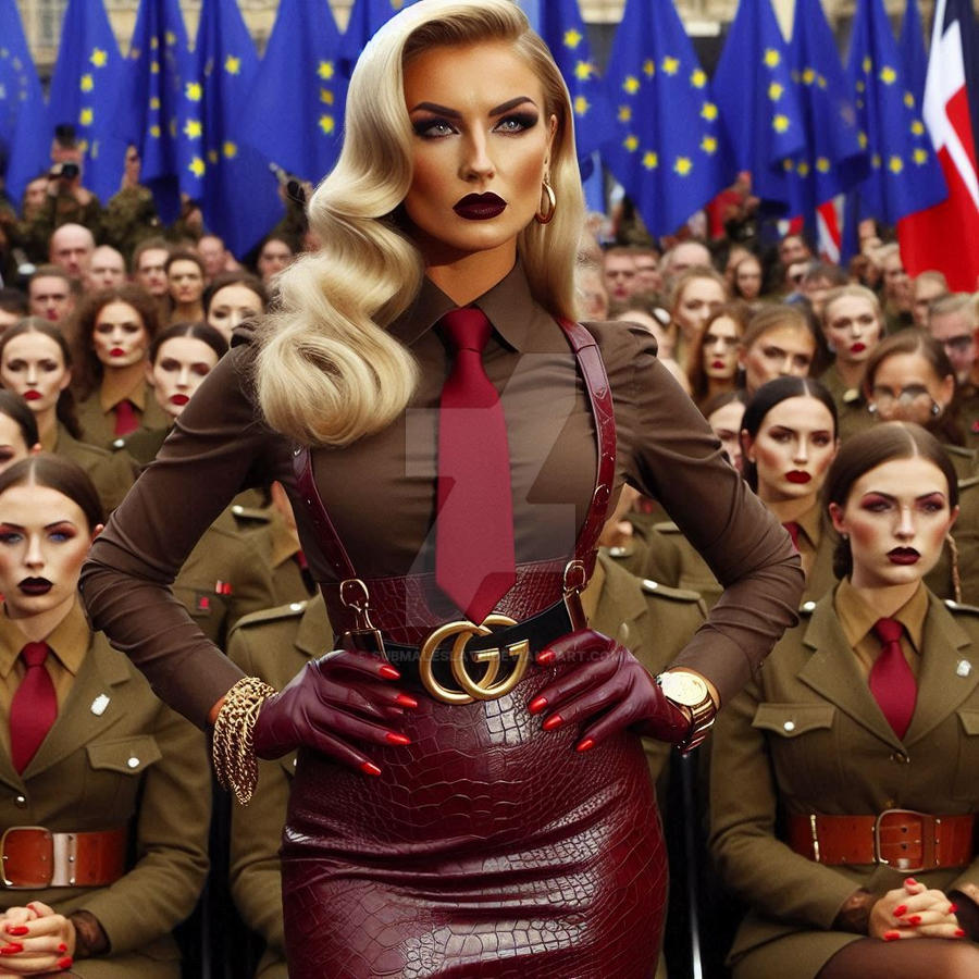 The gynarchic leader of the european union by submaleslave on DeviantArt