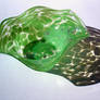 Green Fluted Bowl