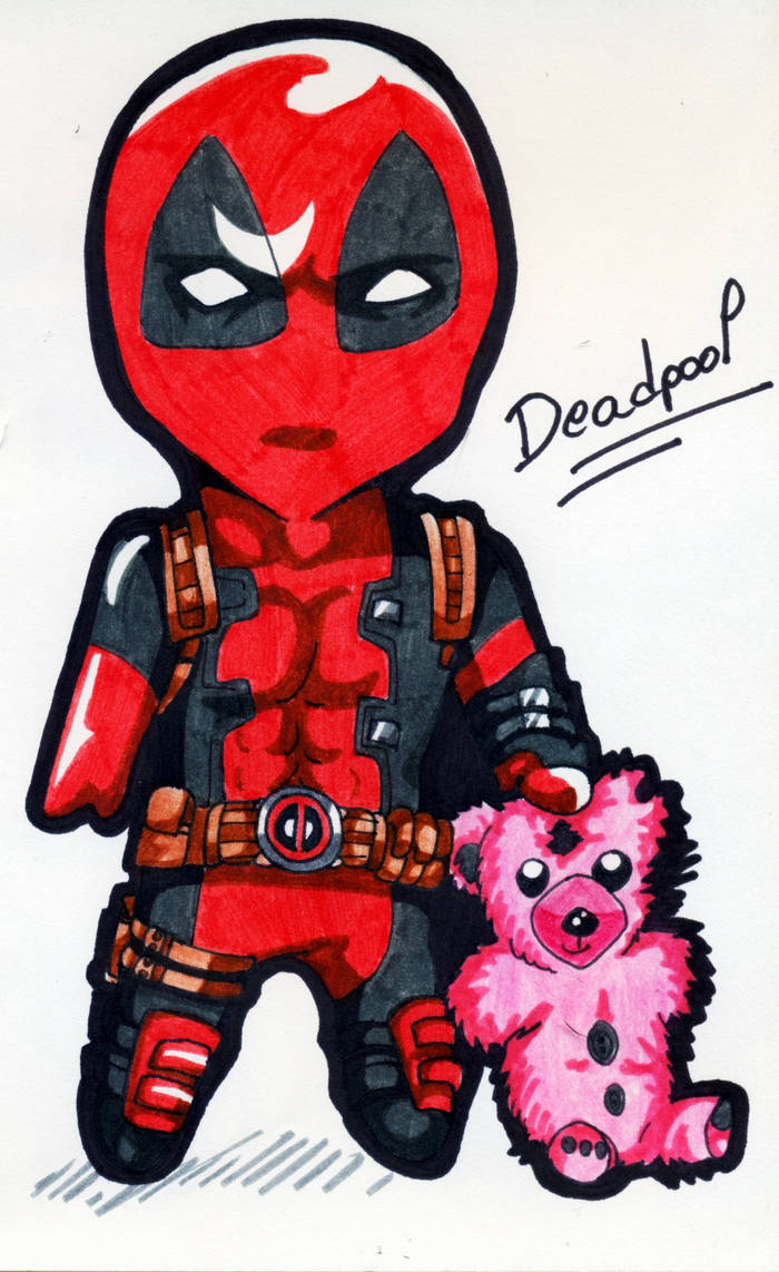 Deadpool's Back by kirieh27 on DeviantArt