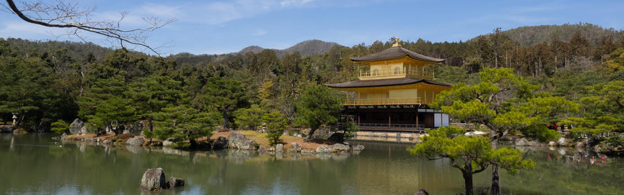 32:10 Wallpaper - Kinkaku-Ji Temple