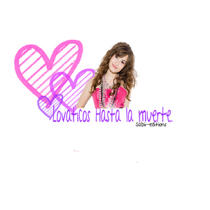 Lovaticos hasta la muerte. texto png.