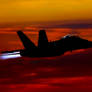 Super Hornet Sunset
