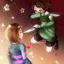 Chara and Frisk