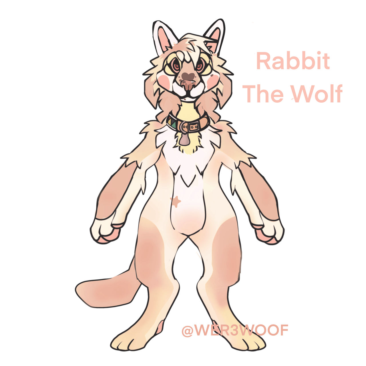 Blue Rabbit Fursona Rabbit - Personal Fursona by WER3WOOF on DeviantArt