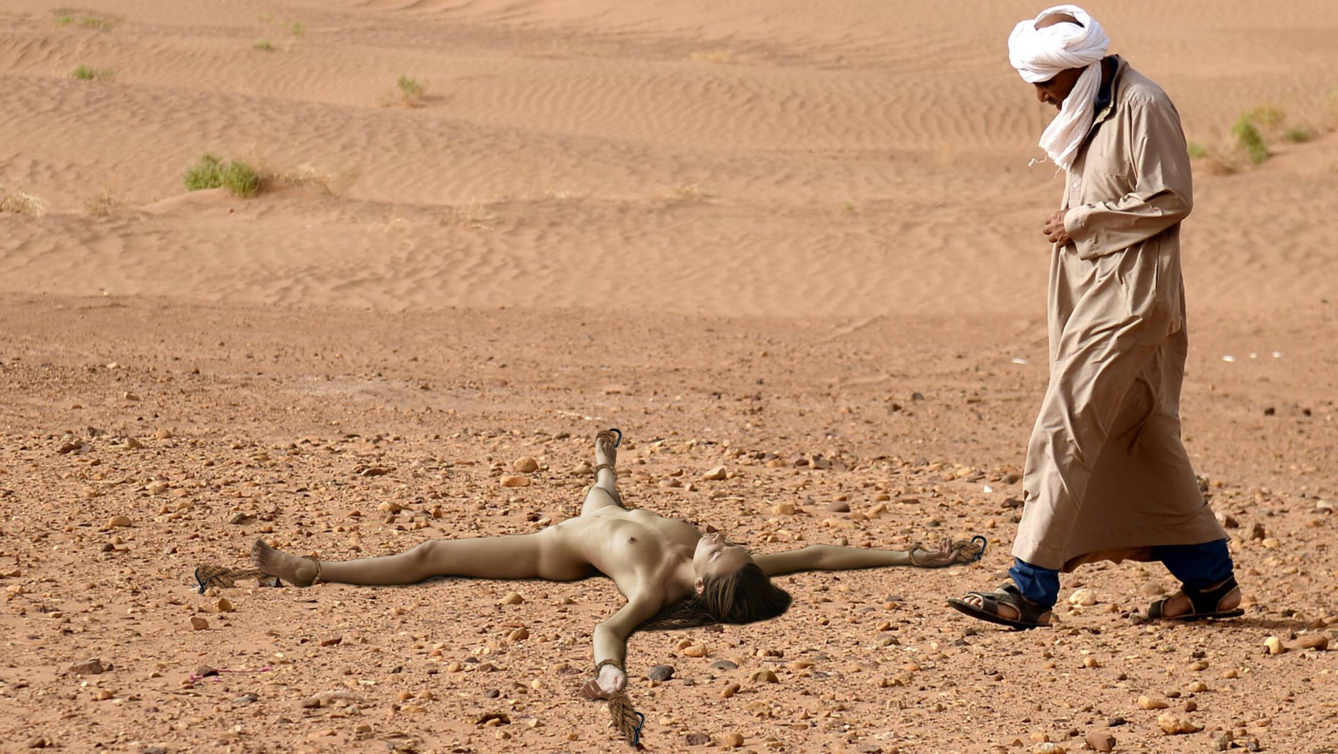 Staked Out In The Desert By Oaq15171 On DeviantArt staked-out-in-the-desert-by-oaq15171-on-deviantart