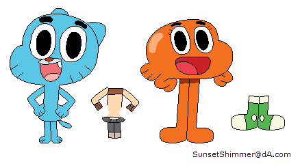 Gumball and Darwin by Laasuzi on DeviantArt