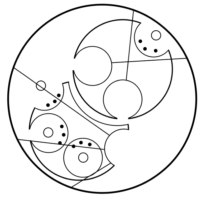 Gallifreyan: Greg Lestrade with Outer Circle