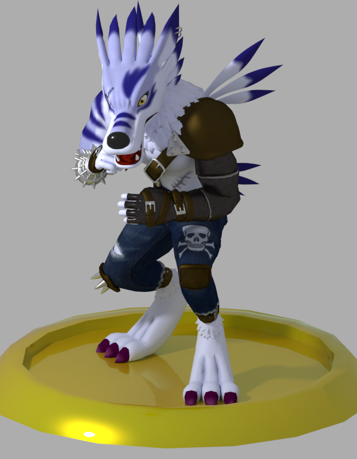 WEREGARURUMON by maserd on DeviantArt