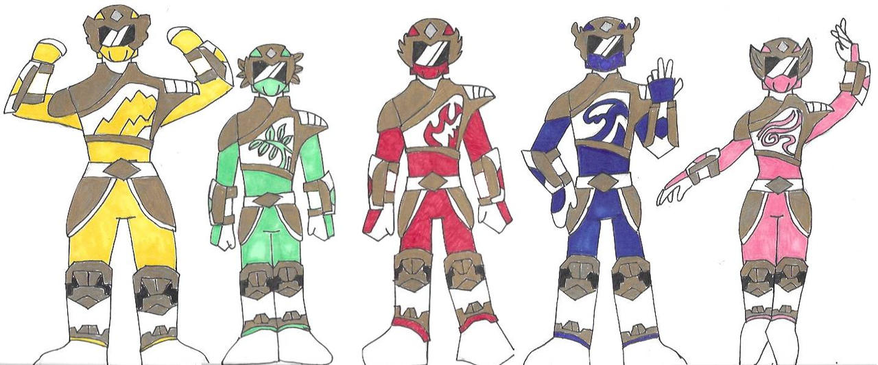 Power Rangers Elemental Ancients: Primordial Mode by Starfighteromega ...