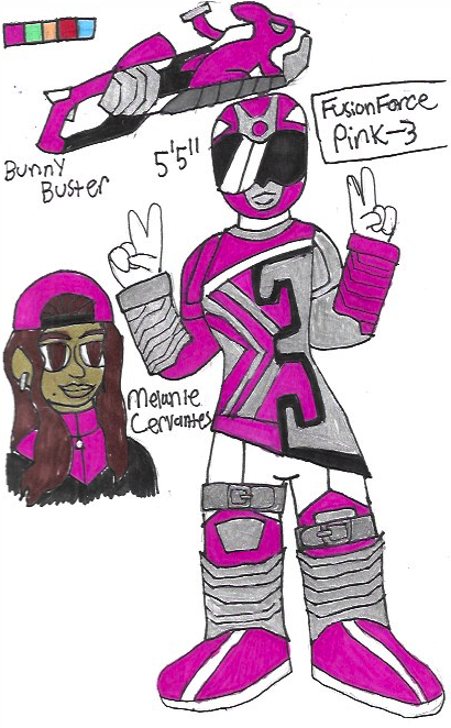 Power Rangers Fusion Force: Pink-3 by Starfighteromega on DeviantArt