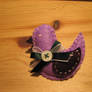 Lavender Coloured Bird Brooch with Bow