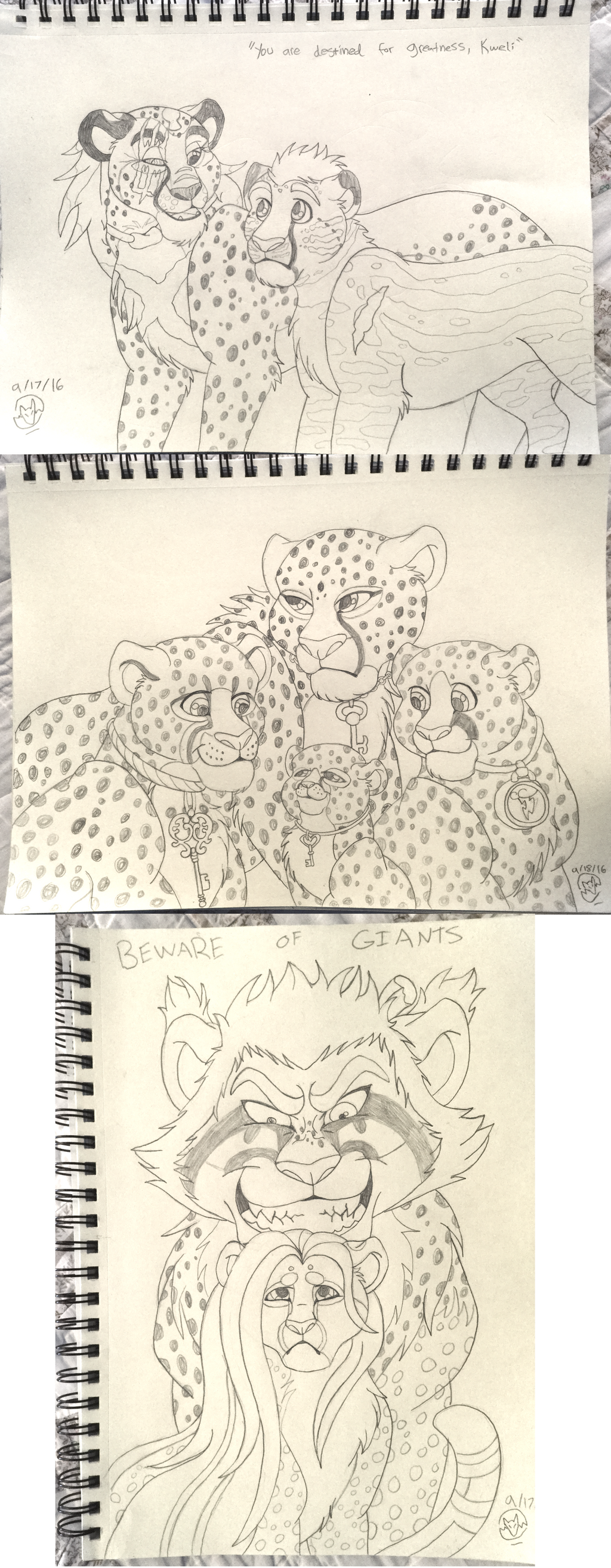 Some Cheetah Sketches