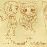 Chibi Vincent Sketches