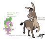 Spike and Donkey talk