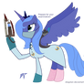 Medic Luna in socks TF2 xover