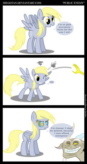 Derpy Hooves as a Public Enemy