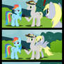 Rainbow Dash and Derpy in ''The Button''