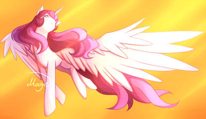 Mage pony as an alicorn