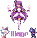 Pokemon Trainer Mage Sprite art