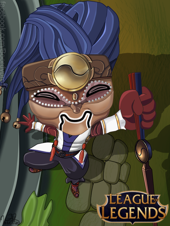 Shaco masked version chibi LOL FanArt By:Hector by Hectorninjasaga on ...