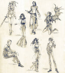 Sketch commissions - Set 5