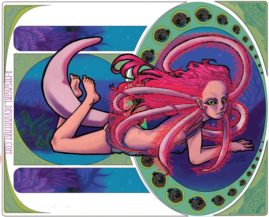 Concurso artbook: Axolote by X-MegaGirl