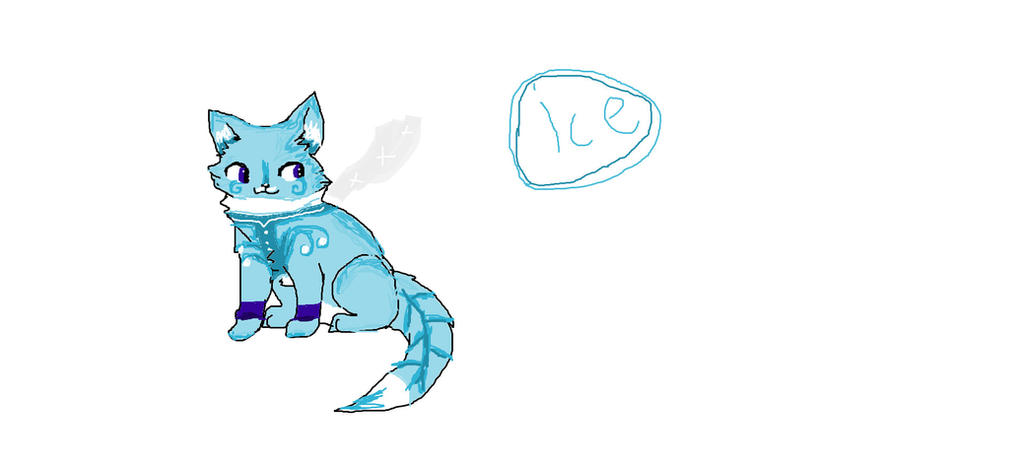 Icecat Deviantart Cat of ice! by BlackKitten234 on DeviantArt
