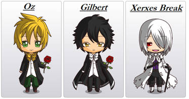 Pandora Hearts Characters - Chibis