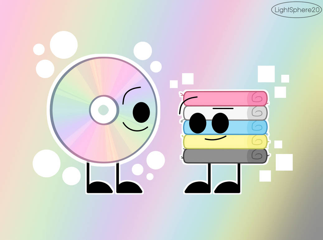 Discy and Handtowel Stack by LightSphere20 on DeviantArt