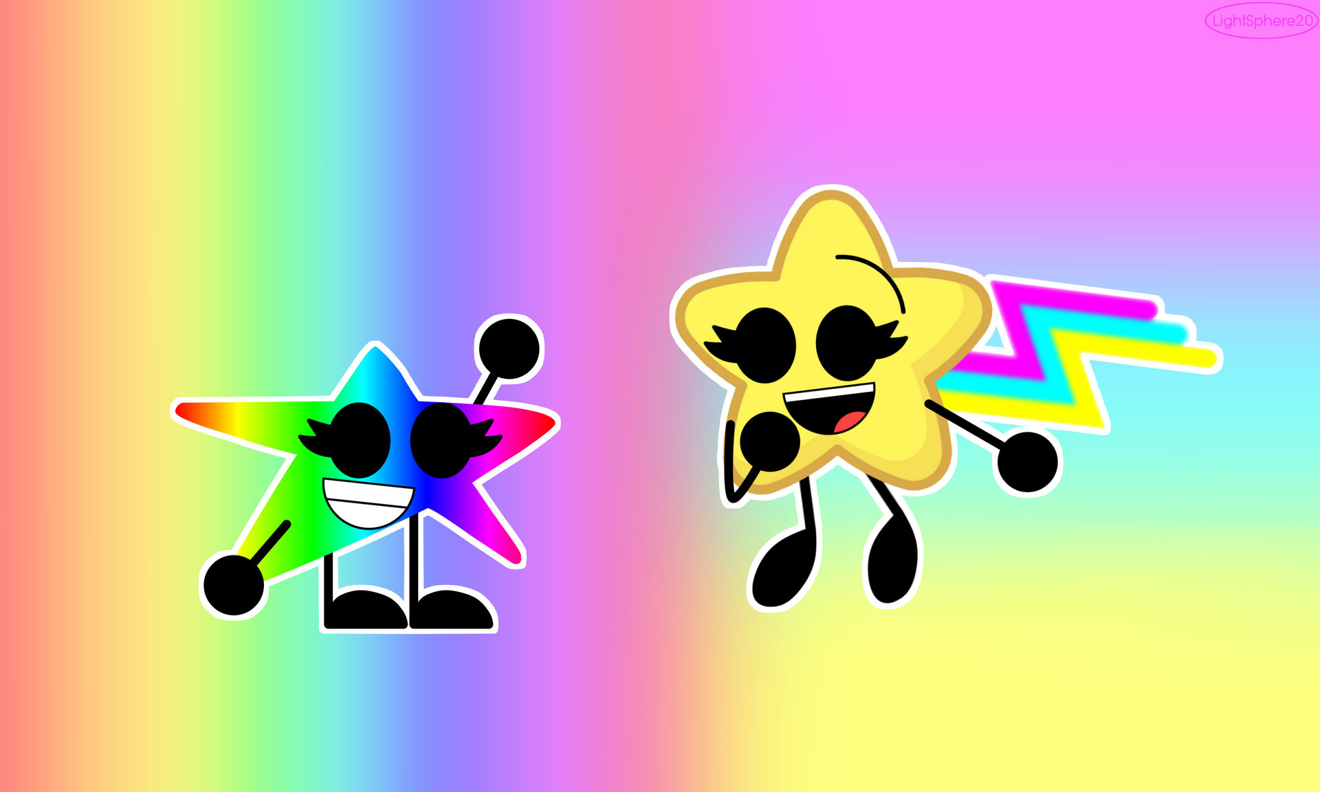 Present and Past - Rainbow Star (OFA) by LightSphere20 on DeviantArt