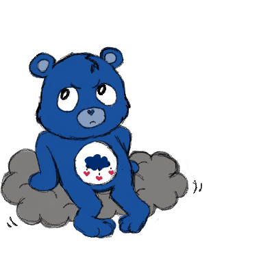 Grumpy Bear by HpWendiz on DeviantArt