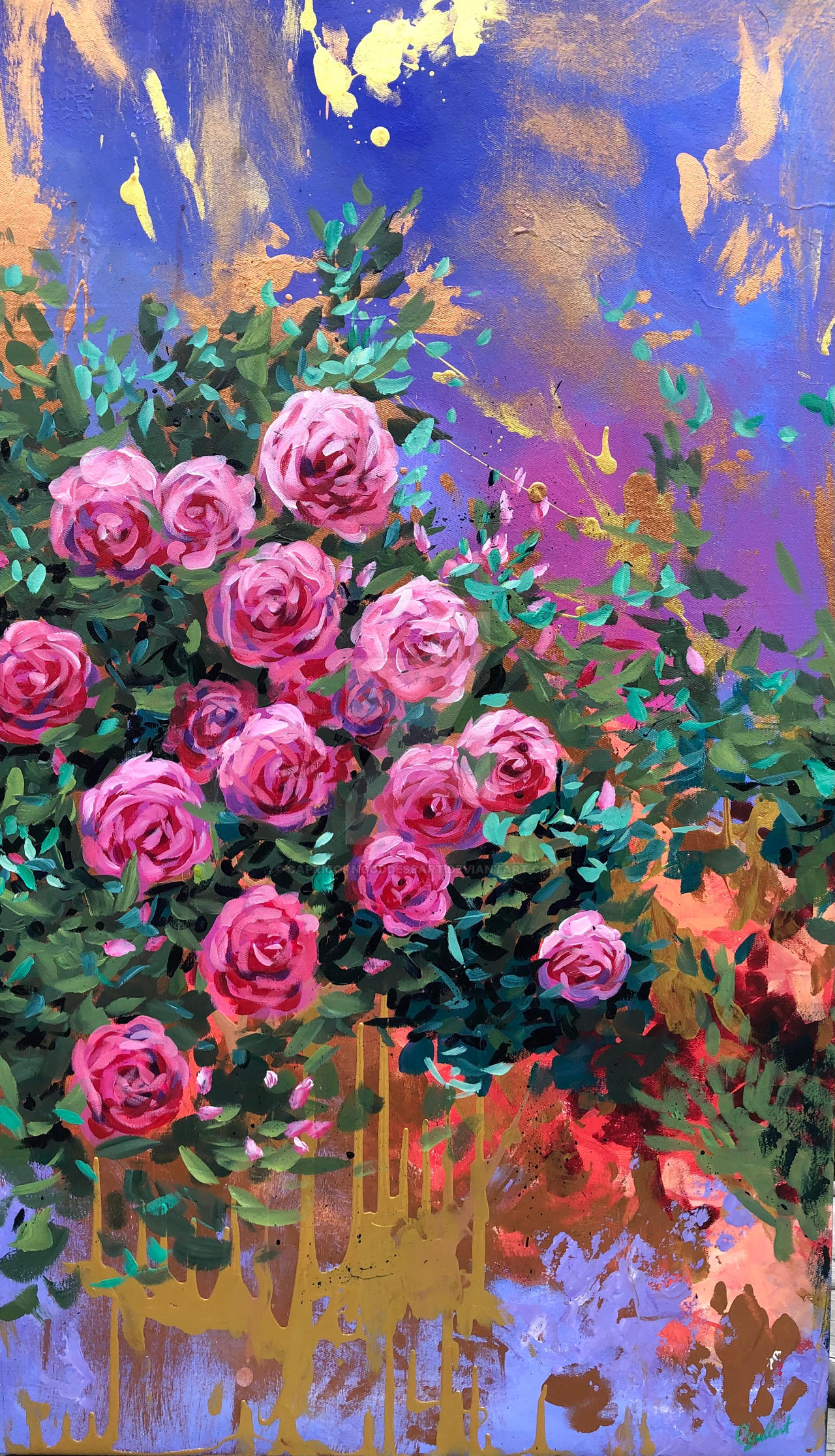 Anonymous Roses Pink Roses by CapricornGoddessArt on DeviantArt