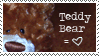 Teddy Bear Stamp by ArcanePrayer